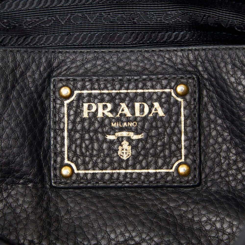 PRADA Black Leather Shoulder Bag - Picture 11 of 13